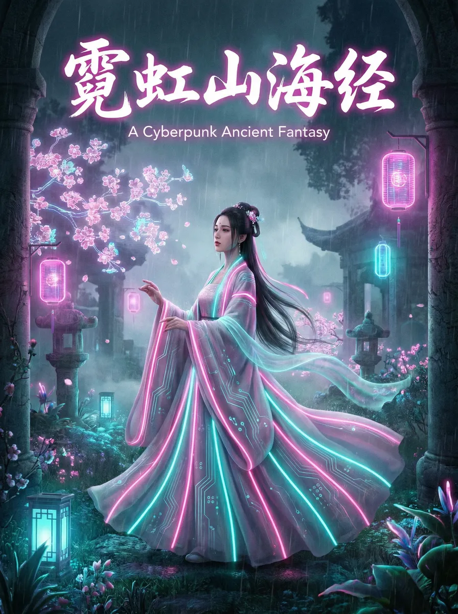 苏语棠苏娅闹元宵 古风奇缘短剧 - 霓虹山海经海报
